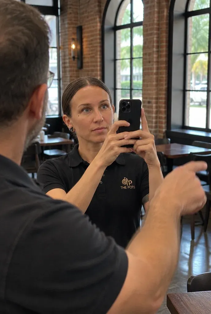 On-site visit: photographing a restaurant dining room